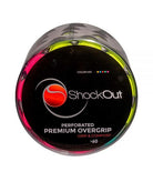 TAMBOR SHOCKOUT X60 OVERGRIPS PREMIUM MULTICOLOR PERFORADO Padel Planet.