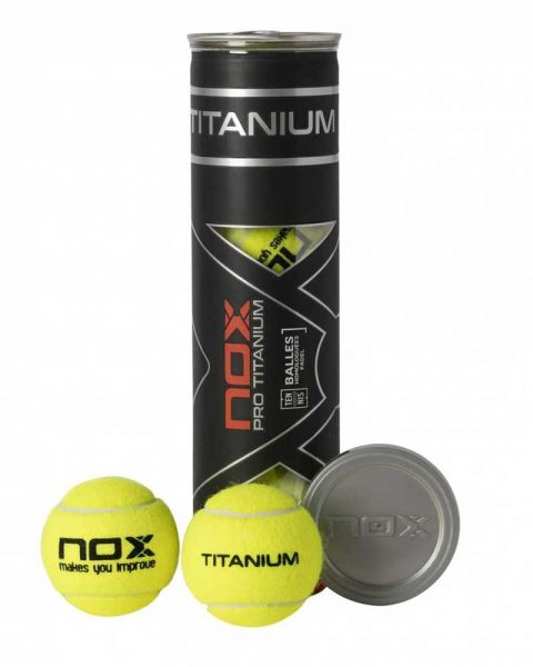 CAJON NOX 24 BOTES DE 4 BOLAS PRO TITANIUM - Padel Planet