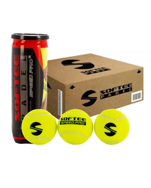 CAJON 24 BOTES 3 PELOTAS SOFTEE SPEED PRO - Padel Planet